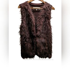 Faux Fur Vest, Great length, Casual or dressy